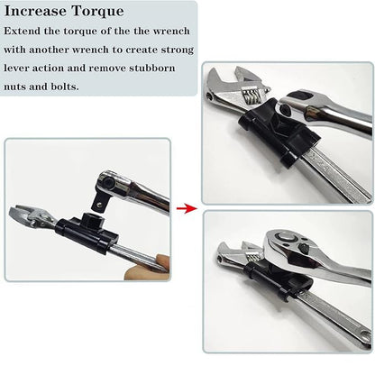 Dual-Action 1⁄2′′/21 mm Wrench Extender