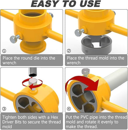 PVC Pipe Threader Kit