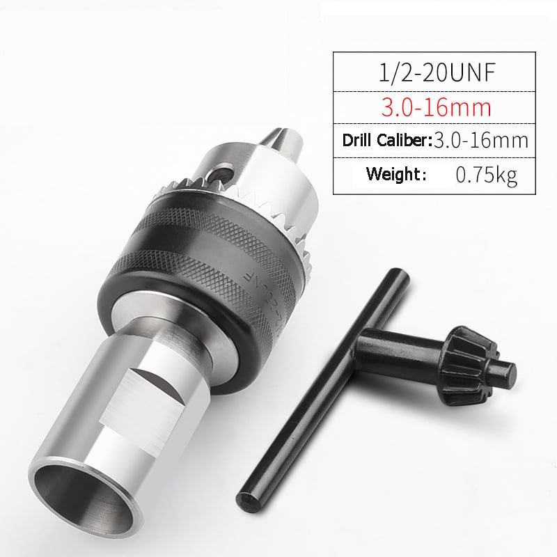 Heavy-Duty 1/2′′ Impact Drill Chuck with Adapter