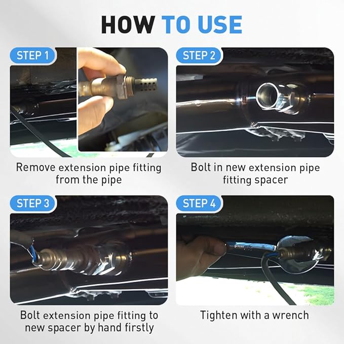 🚗 M18X1.5 Car O2 Sensor-Car CEL Check Engine Light Adapter Eliminator