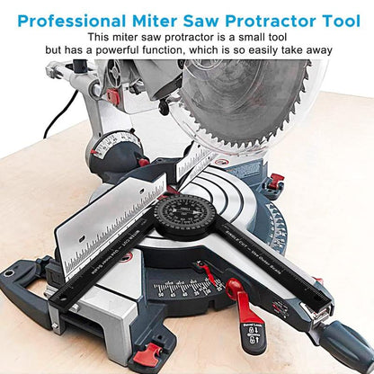 Aluminum Miter Saw Protractor-Best Angle Measurement Tool