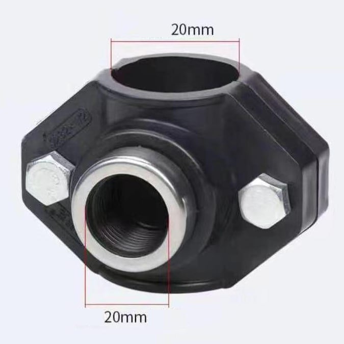 4 Pcs Drain Saddle Tee