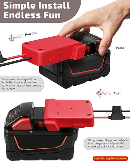 M18 Battery Adapter for DIY Power Wheels