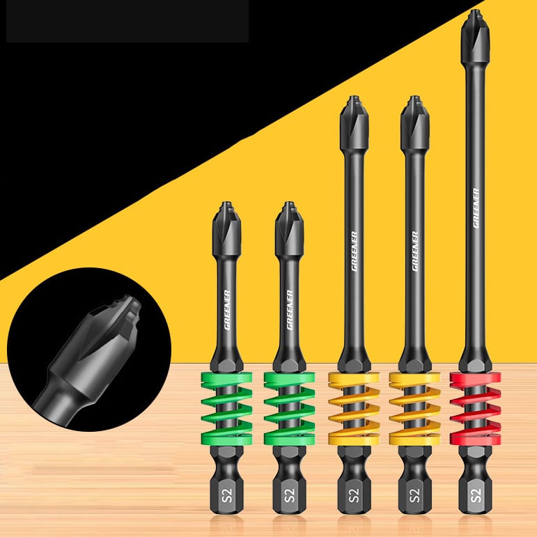 3 Pcs Magnetic Spring Screwdriver Bit