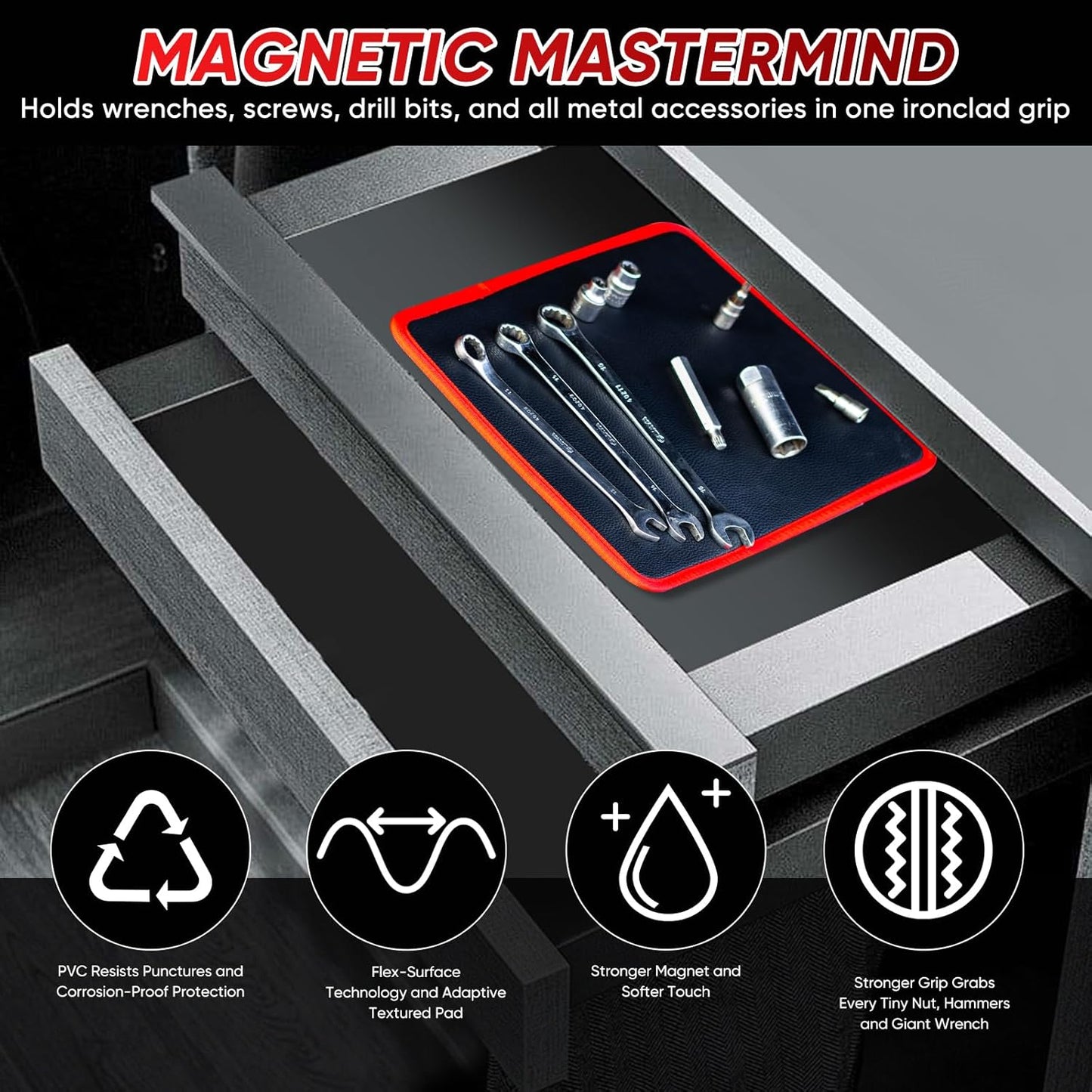 Flexible Magnetic Tool Mat