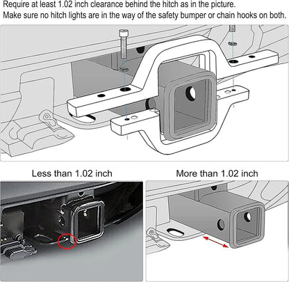 4 Inch LED Pods with Tow Hitch Mounting Brackets