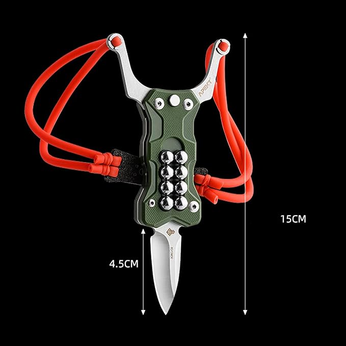 Practicality Folding Knife with Slingshot