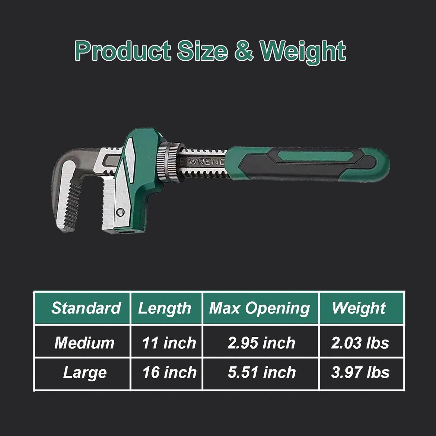 Versatile Heavy-Duty Adjustable F-Type Wrench