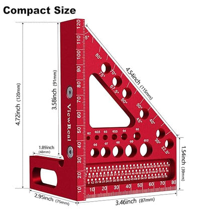 Precision Multi-Angle Marking Ruler