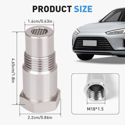 🚗 M18X1.5 Car O2 Sensor-Car CEL Check Engine Light Adapter Eliminator