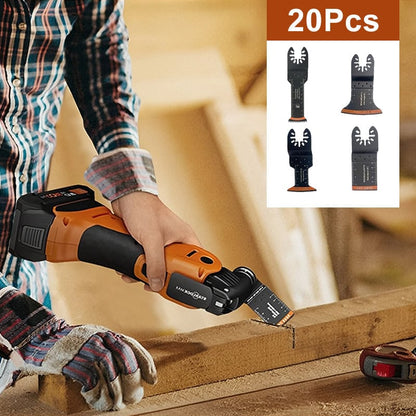 Curved-Edge Oscillating Tool Blade