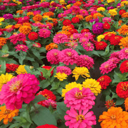 🌺Double Zinnia Mixed Color Seeds