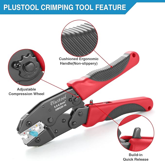 Crimping Tool for Heat Shrink Connectors