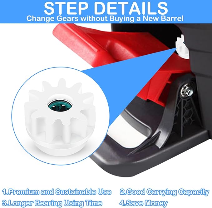 4 Pcs Universal Spin Mop Gear Replacement