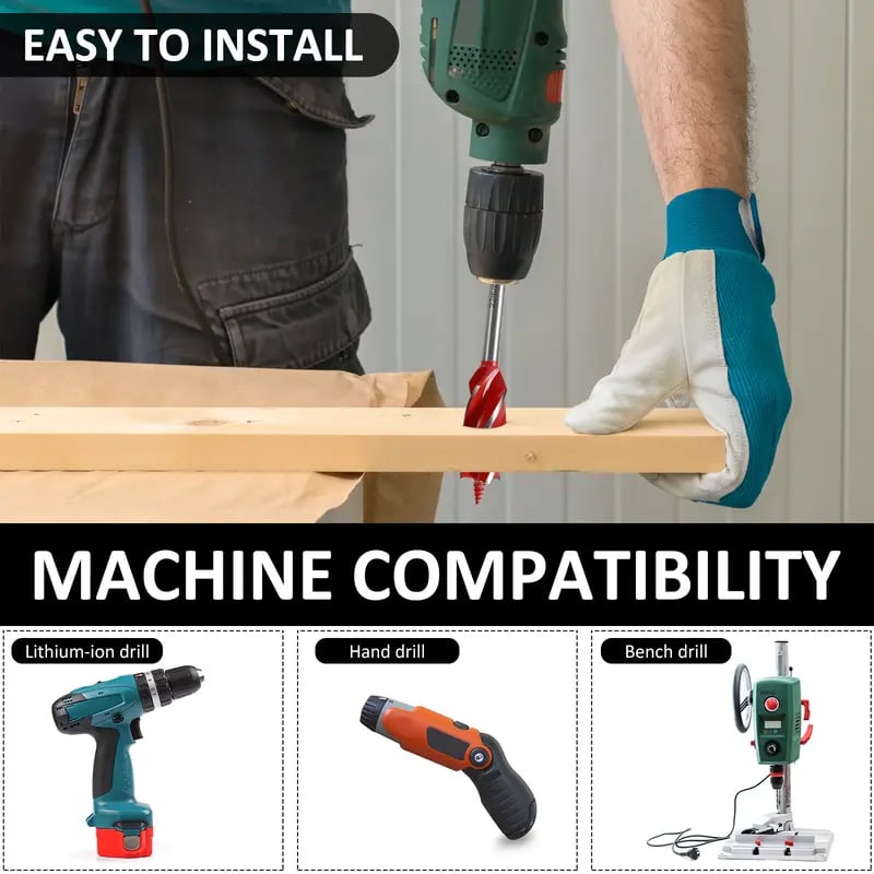 Fast and Efficient Auger Drill Bit