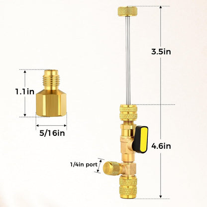 5/16′′ SAE Refrigeration Valve Core Remover & Installer Tool