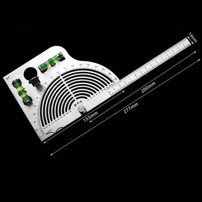 Multifunction Stainless Steel Angle Ruler