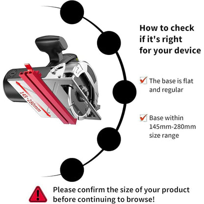 Universal 4′′ Circular Saw Guide