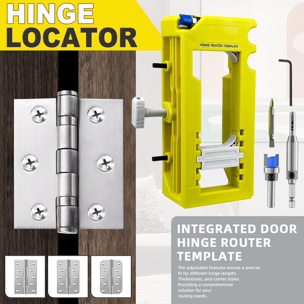 Door Hinge Router Template