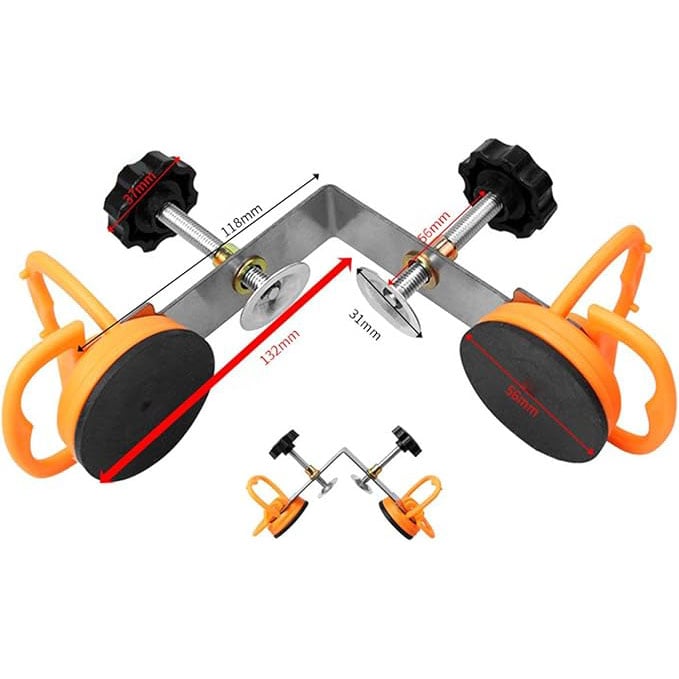 90° Countertop Seam Setter with Suction Cups