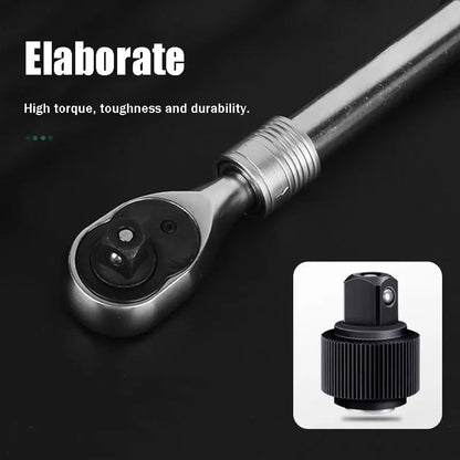 72‐Tooth Telescopic Reversible Ratchet – 48.5–63 cm, 1/2′′ Drive