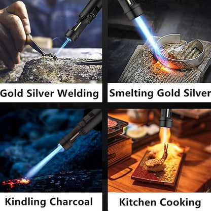 Portable Adjustable Refillable Butane Jet Lighter