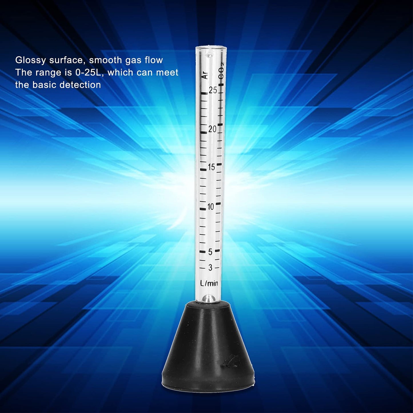 Dual-Scale Gas Flow Meter for Argon/CO2 Welding, 25L/min