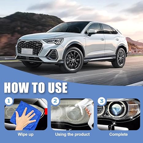 Automotive Headlamp Refurbisher & Crystallization Coating Agent Kit