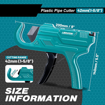 One-Handed Heavy-Duty PVC Pipe Cut-Gun