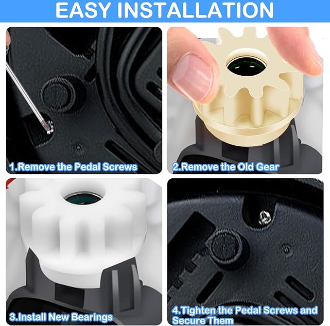 4 Pcs Universal Spin Mop Gear Replacement