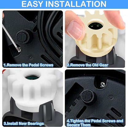 4 Pcs Universal Spin Mop Gear Replacement