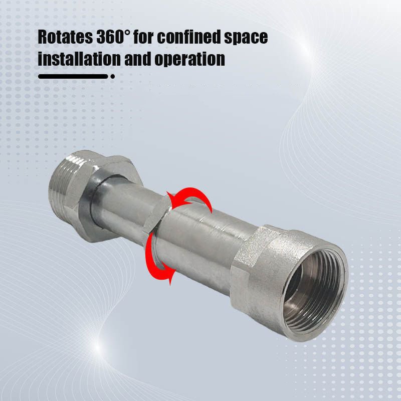 360° Swivel Telescoping Brass Extension Fitting
