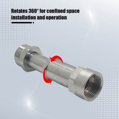 360° Swivel Telescoping Brass Extension Fitting