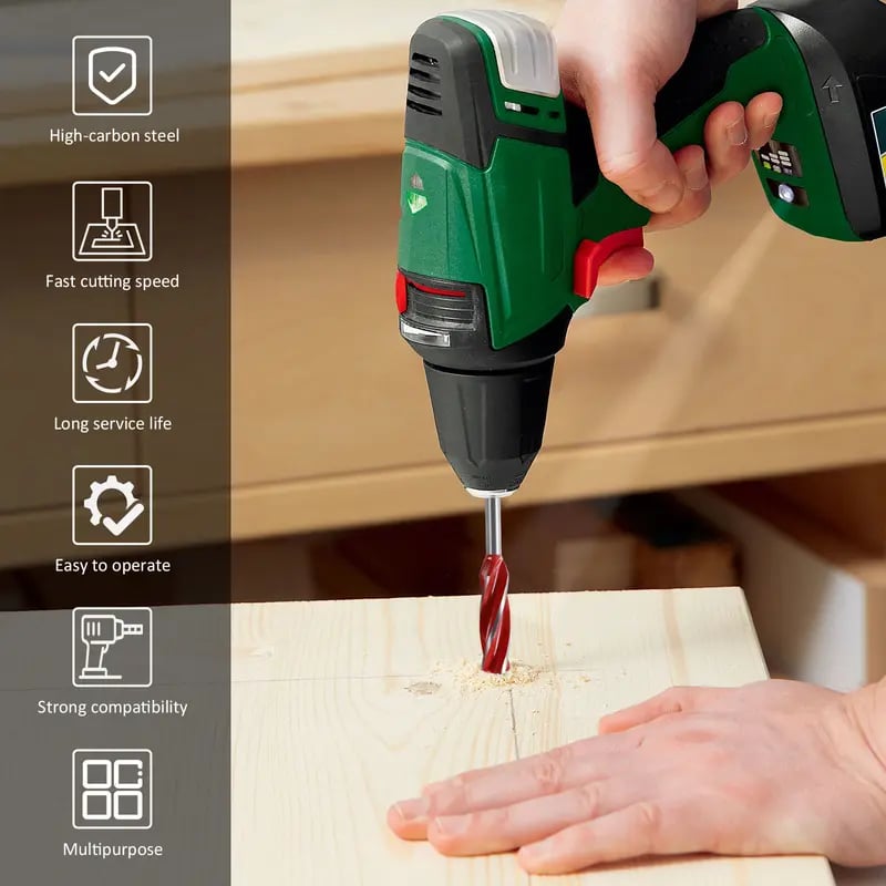 Fast and Efficient Auger Drill Bit