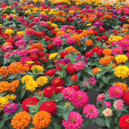 🌺Double Zinnia Mixed Color Seeds