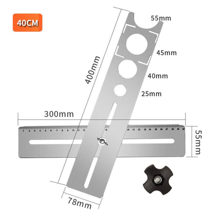 Tile Installation Faucets/Outlets Positioning Ruler