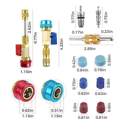 R134A AC Valve Core Remover & Installer Kit