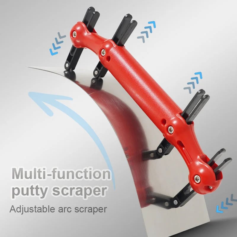 Adjustable Arc Scraper Multi-function Putty Scraper