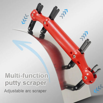 Adjustable Arc Scraper Multi-function Putty Scraper