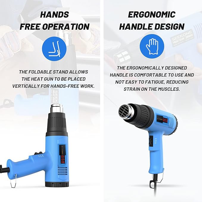 Digital Temperature Display Heat Gun