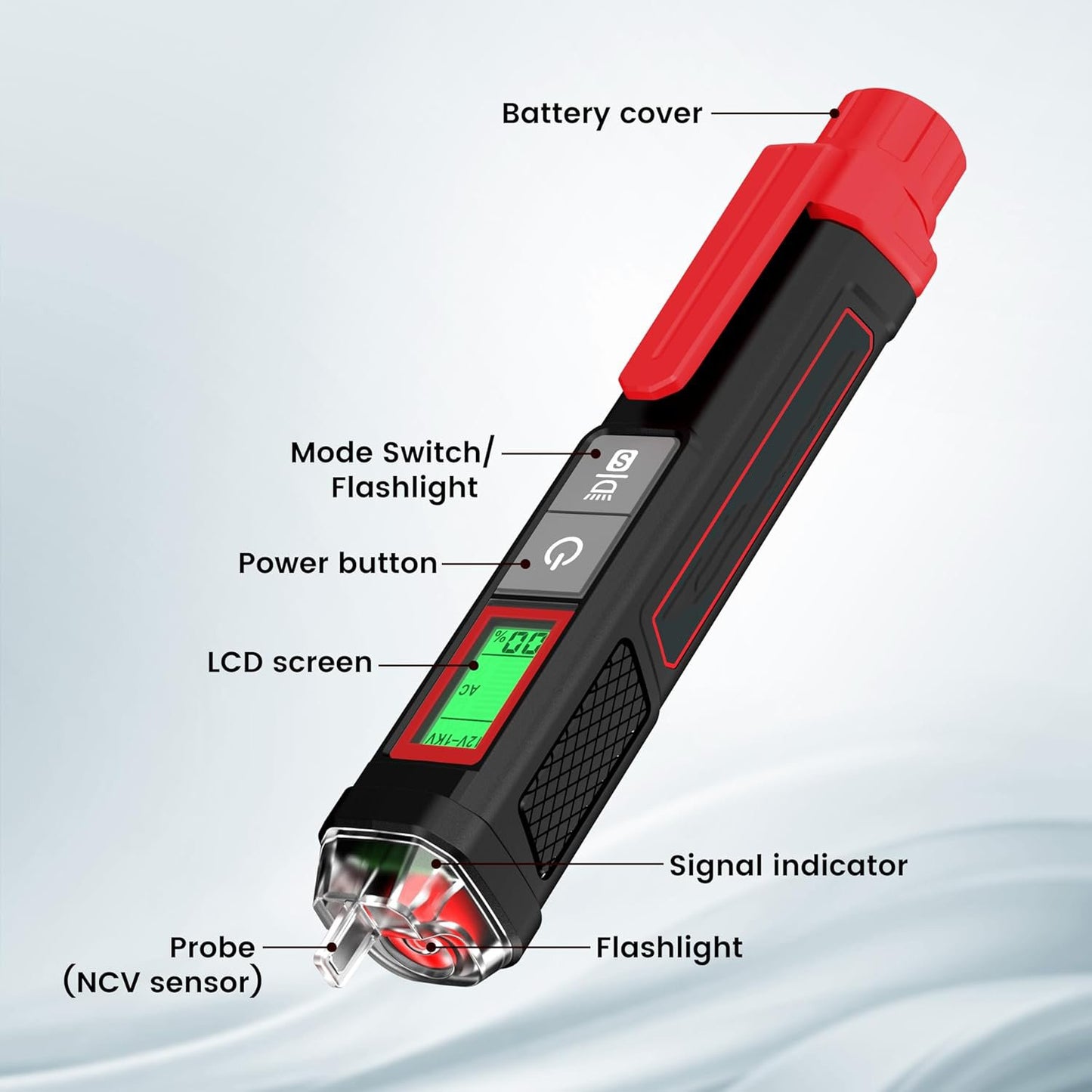 Dual-Range Non‐Contact Voltage Tester Pen