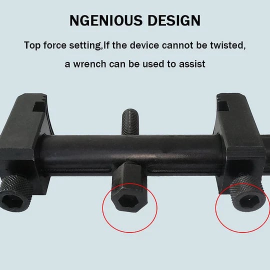 Adjustable Crankshaft Pulley Removal Tool