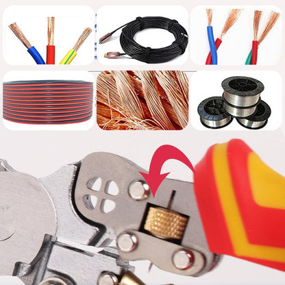 8-in-1 Multifunctional Wire Stripper with Electricity Measurement
