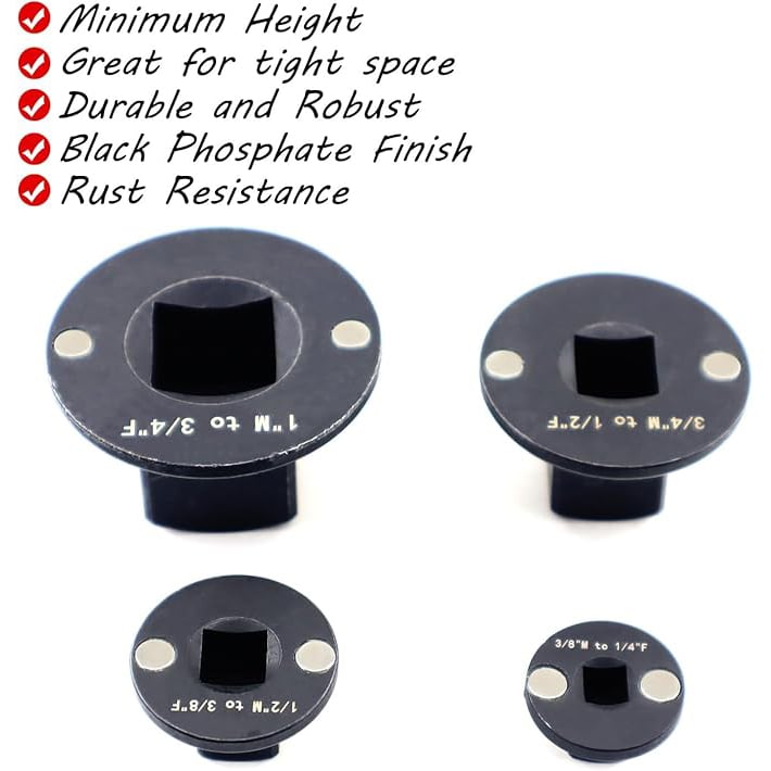 Low Profile Impact Socket Adapter Set