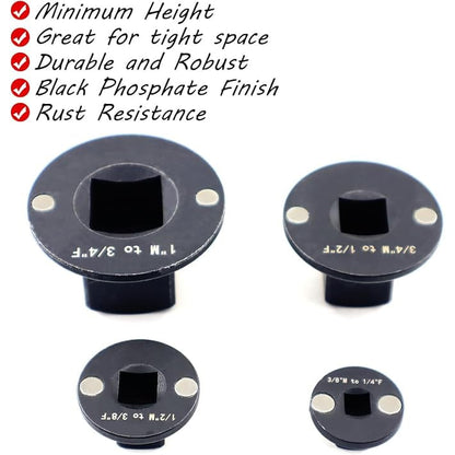 Low Profile Impact Socket Adapter Set