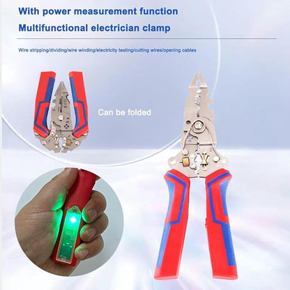 4-in-1 Multi-Function Wire Stripper Pliers with Integrated Electrical Testing