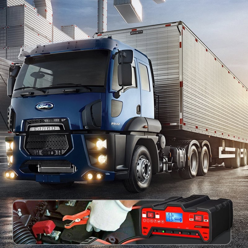 Automotive Intelligent Pulse Repair Battery Charger