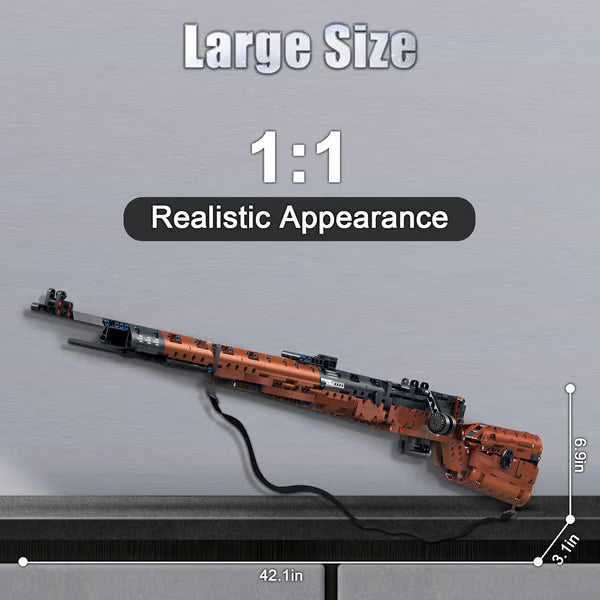 98K Model Gun Building Blocks Set for Adults