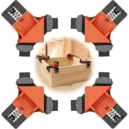 4 Pcs Corner Clamp Set – Precision 90° Woodworking Tool Gift