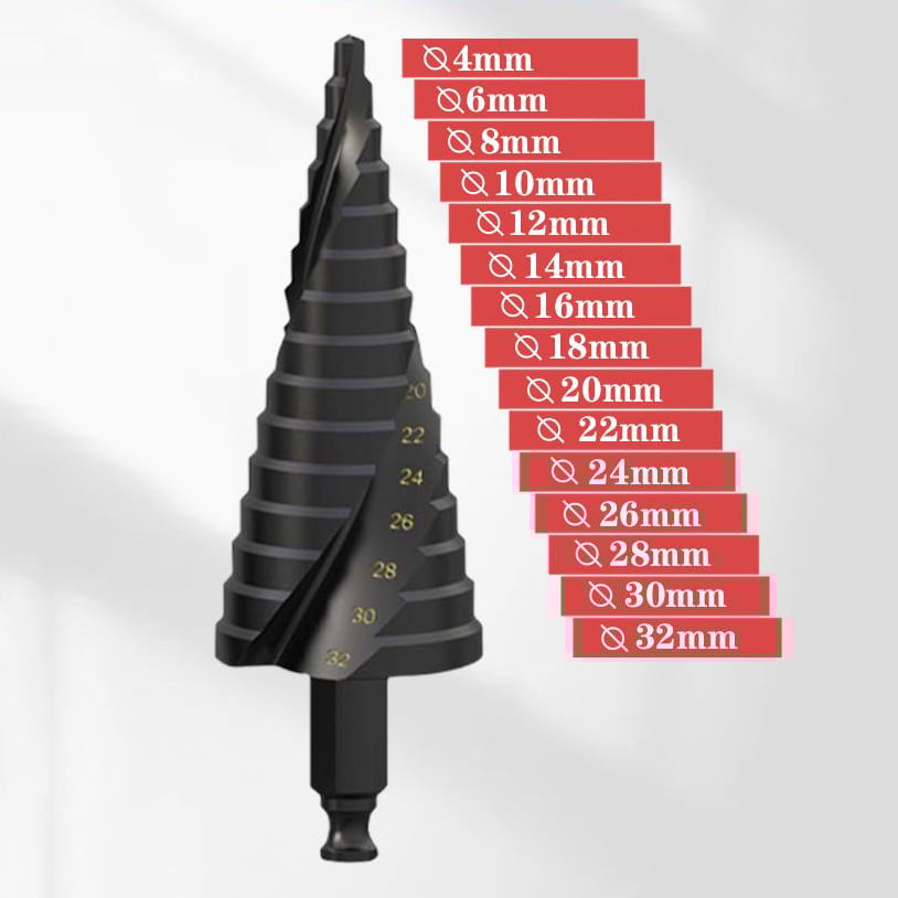 Spiral Step Drill Bit